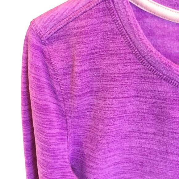 Tek Gear Sweatshirt Fitted Long Sleeve in Lavender Women's Sz Medium Activewear - Picture 3 of 5